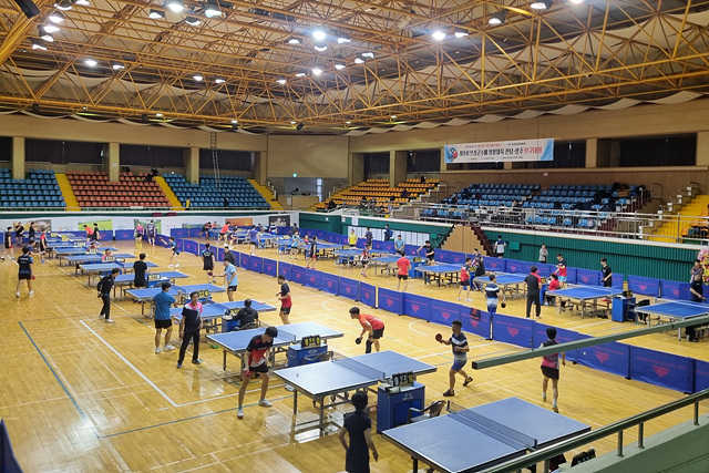 1-7. 보성군 문화 관광 체육시설 연간 이용객 65만 명 돌파_보성국민체육센터에서 ‘제9회 보성군수배 생활체육 전남·광주 탁구대회’가 열렸다 .jpg