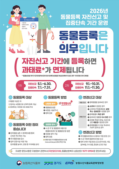 0512 구리시, 반려동물 등록 자진신고 기간 운영…유실·유기 예방을 위한 반려 문화 정착 나서1.jpg