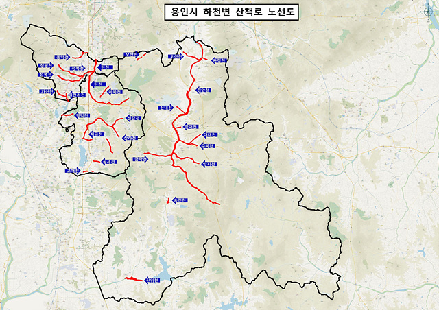 1. 용인특례시는 시민이 하천 산책로를 편리하게 이용할 수 있도록 ‘하천 산책로 안내지도’를 선보였다.jpg