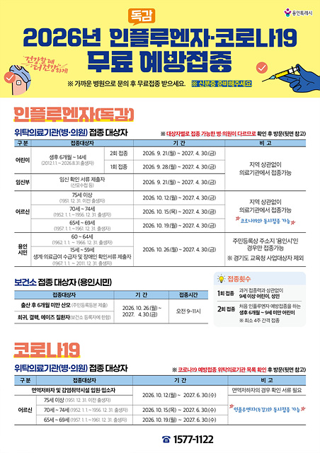 1. 용인특례시 인플루엔자·코로나19 무료 예방접종 안내문.jpg